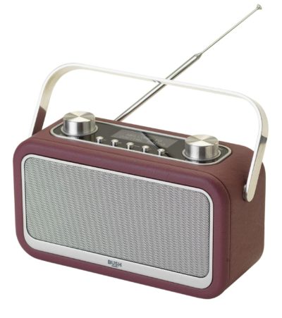 Bush - Leather Look Bluetooth DAB Radio - Aubergine